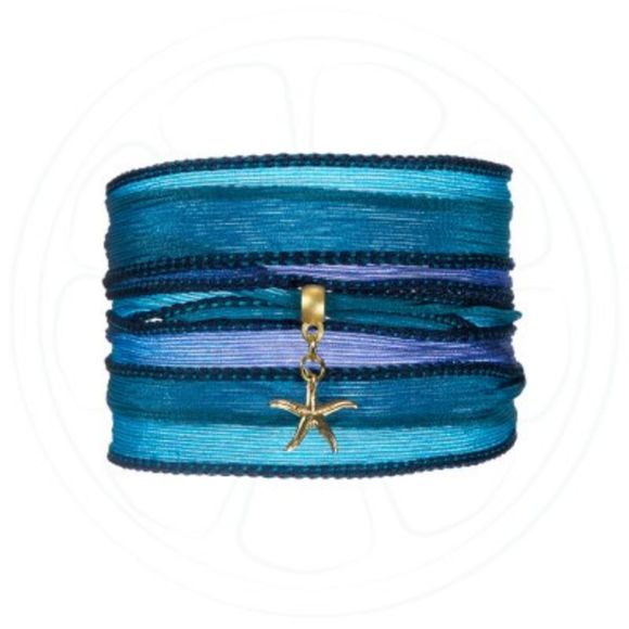 DISCO LEMONADE Aphrodite Goddess of the Sea, Wrap Bracelet, Starfish, Choker, - Picture 4 of 5